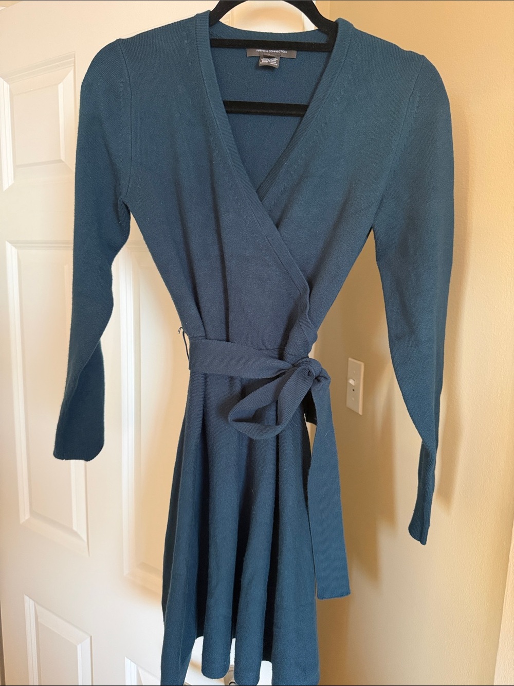 French Connection Wrap Knit Dress
